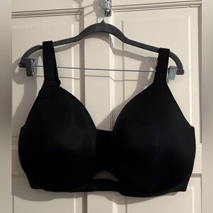 Lane Bryant Cacique Underwire Black Women's Bra Sz 44H